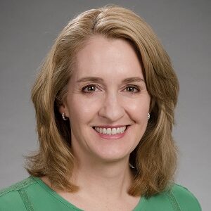 Formal headshot of faculty member Kristina Adams Waldorf.