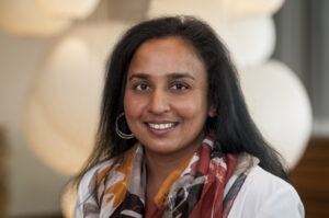 Formal headshot of faculty member Lakshmi Rajagopal.